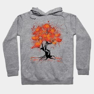 Autumn Tree Painting Hoodie